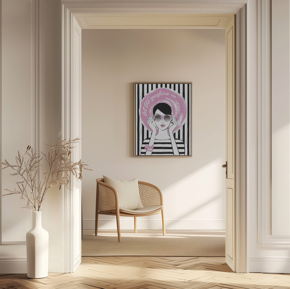 Sunshine Girl Poster och Canvastavla