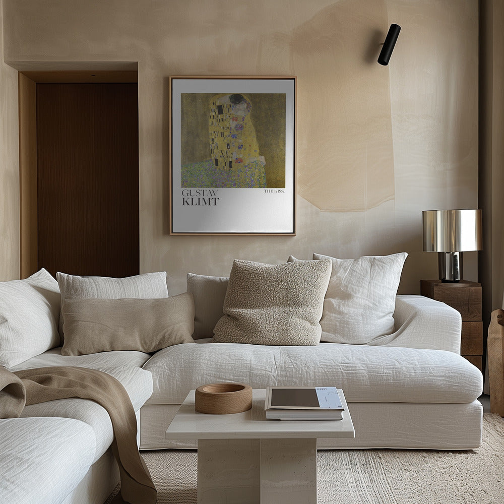 The Kiss (1907–1908) Poster Poster och Canvastavla