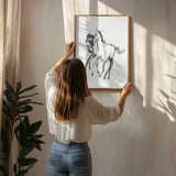 Horse 128 Poster och Canvastavla