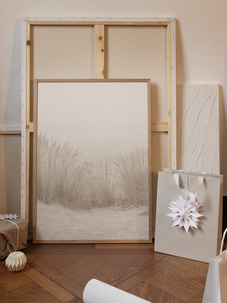 Dunes Grass Beige Poster och Canvastavla