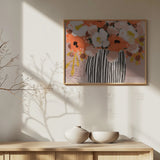 Pastelflowerimpressionno10 Poster och Canvastavla