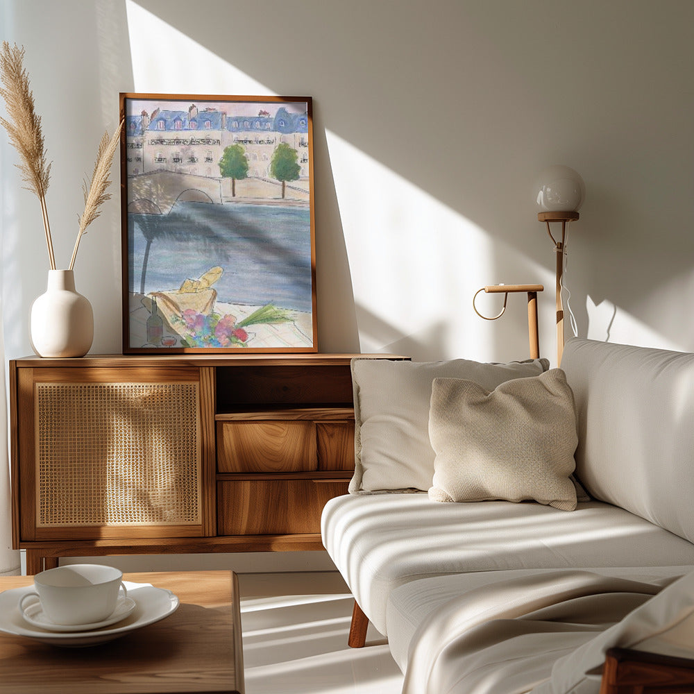 Picnic At the Seine 70x100 Poster och Canvastavla