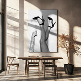 Champagne legs Black and White Poster och Canvastavla