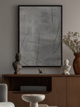 Gray context I Poster och Canvastavla