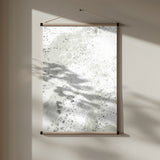 Charcoal White Poster och Canvastavla