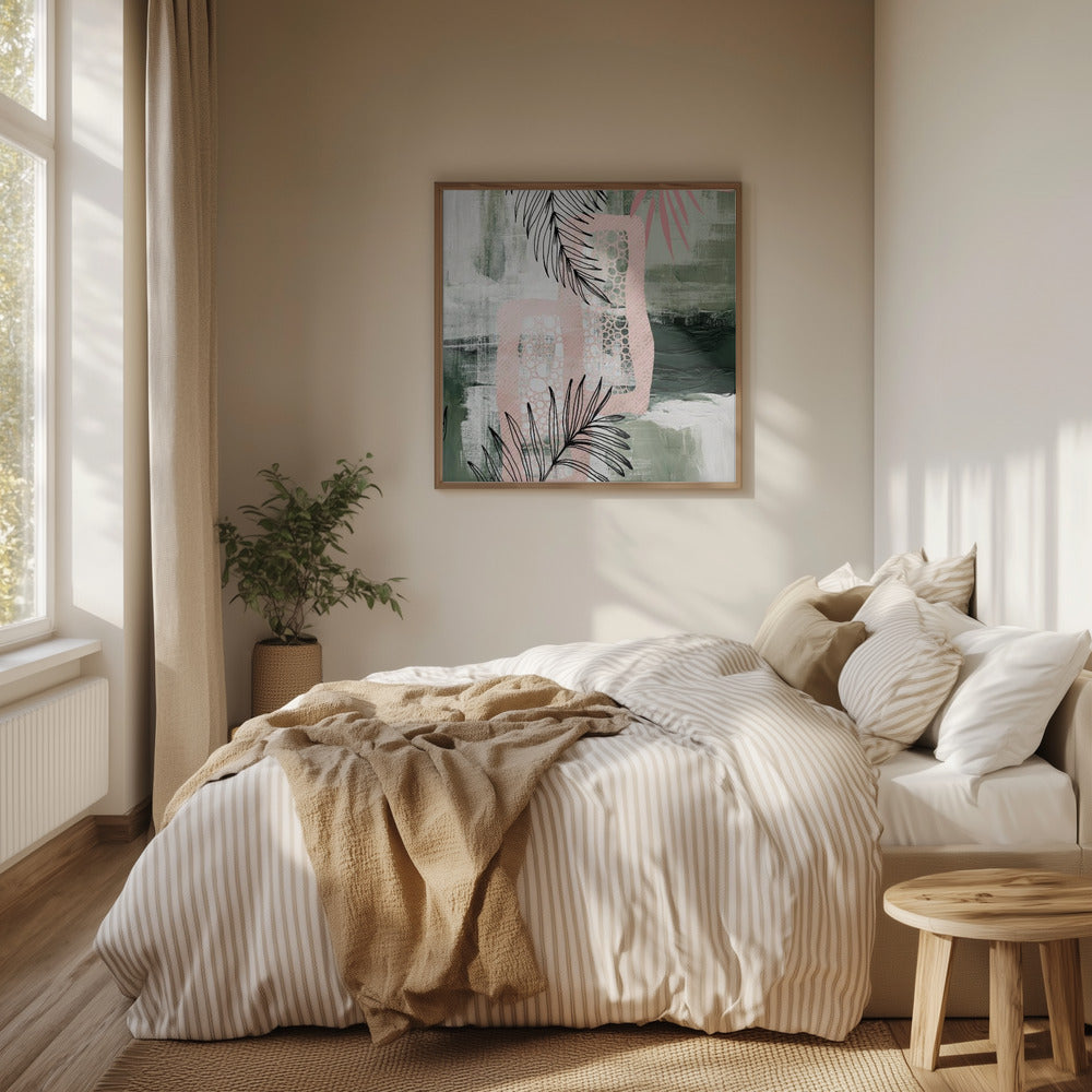 Verdant Blush 3 Poster och Canvastavla