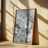 Nuria bouquet of peonies in teal and green Poster och Canvastavla