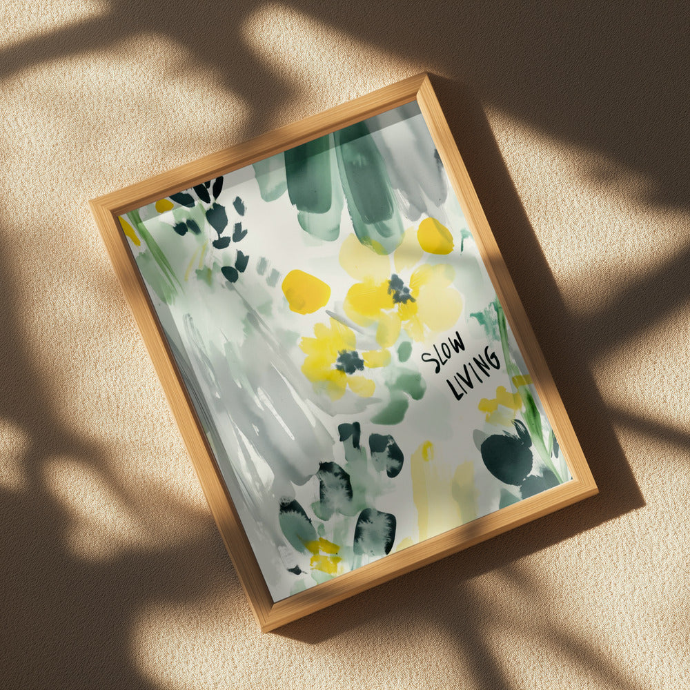 Slowliving Poster och Canvastavla