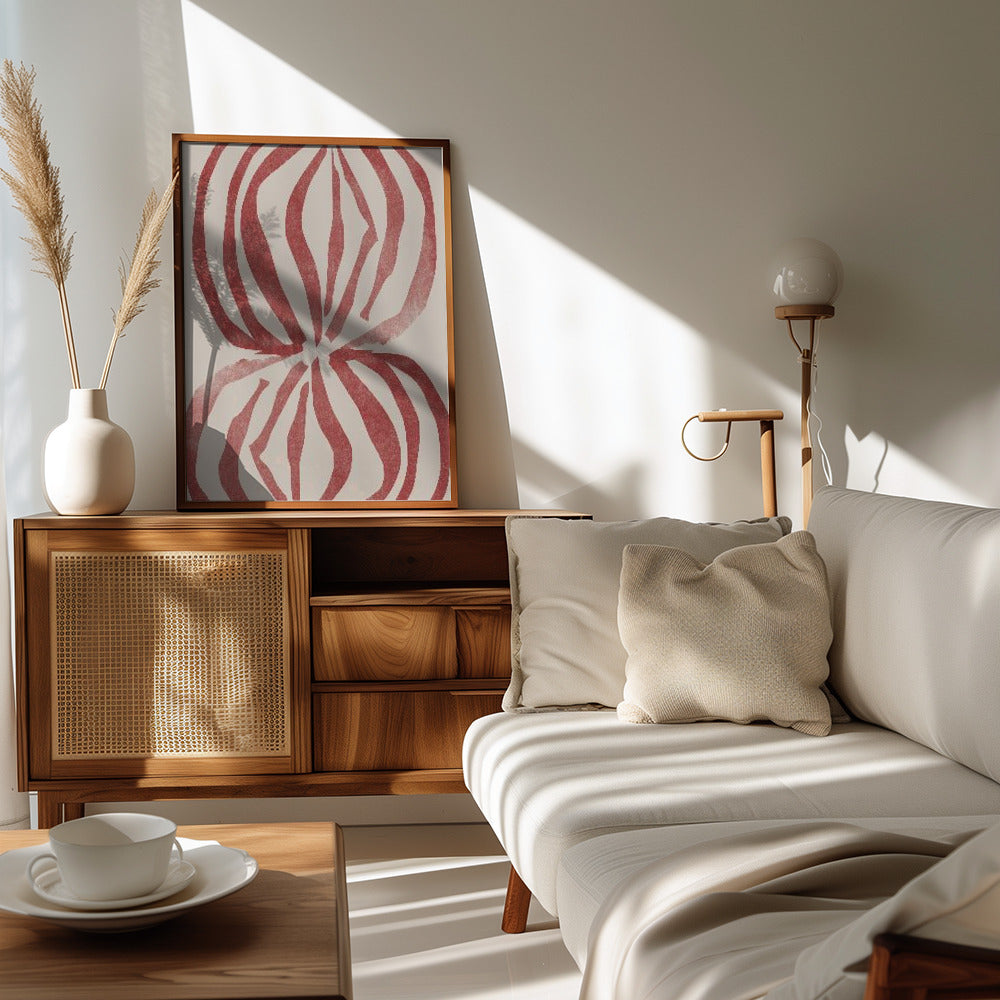 New Vase Line Art Poster och Canvastavla