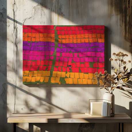 Fixing Colorful Dye Clothes Poster och Canvastavla