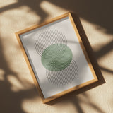 Perfect Point Green Poster och Canvastavla