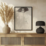 Portrait of a Woman 1910 Poster och Canvastavla