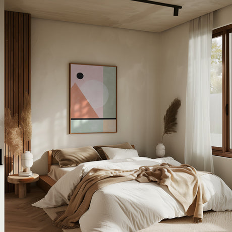 3x4 Aspectratio Pinkgreen27 Poster och Canvastavla
