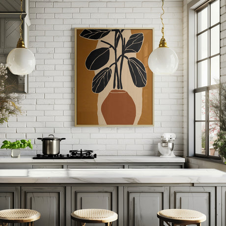 Ochre Still Life No 1 Poster och Canvastavla
