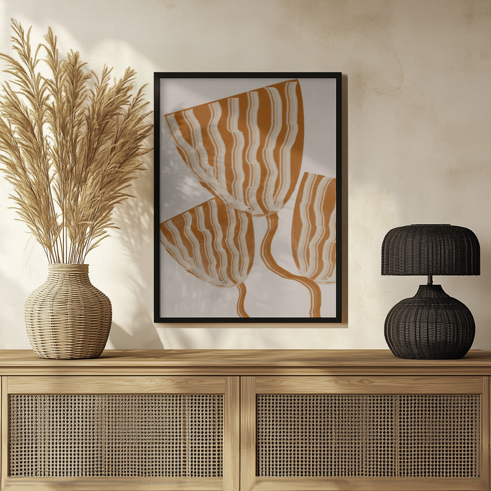 Modern Flowers Poster och Canvastavla