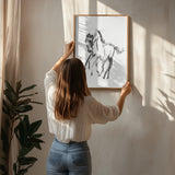 Horse 128 Poster och Canvastavla