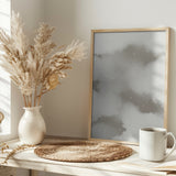 Cloudy White Poster och Canvastavla