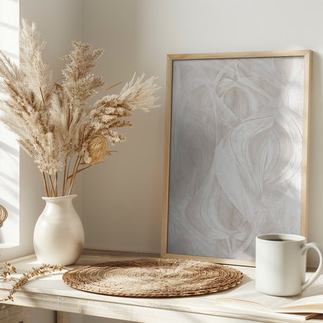 Soft Swirls Poster och Canvastavla