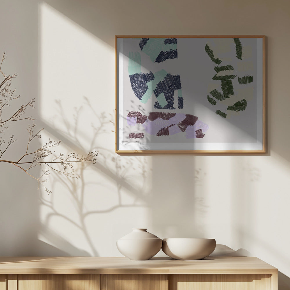 Simpleartlineno28 Poster och Canvastavla
