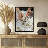 Oyster & Pearls No 01 Poster och Canvastavla