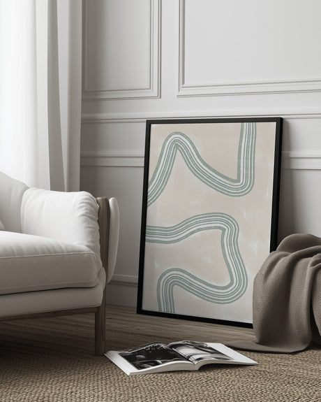 Abstracto Twist Poster och Canvastavla