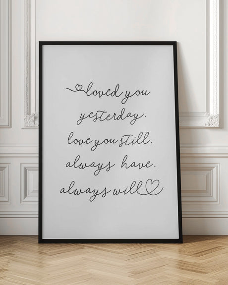 Love Note Poster och Canvastavla