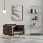 Blush Palm Leaves Poster och Canvastavla