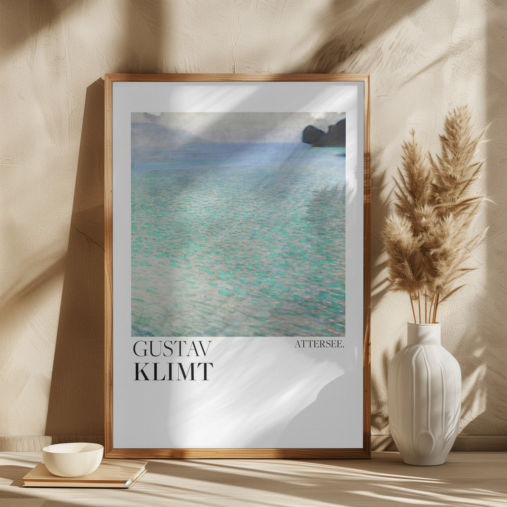 Attersee (1900) Poster Poster och Canvastavla