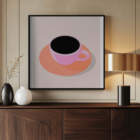 More Espresso Less Depresso Poster och Canvastavla