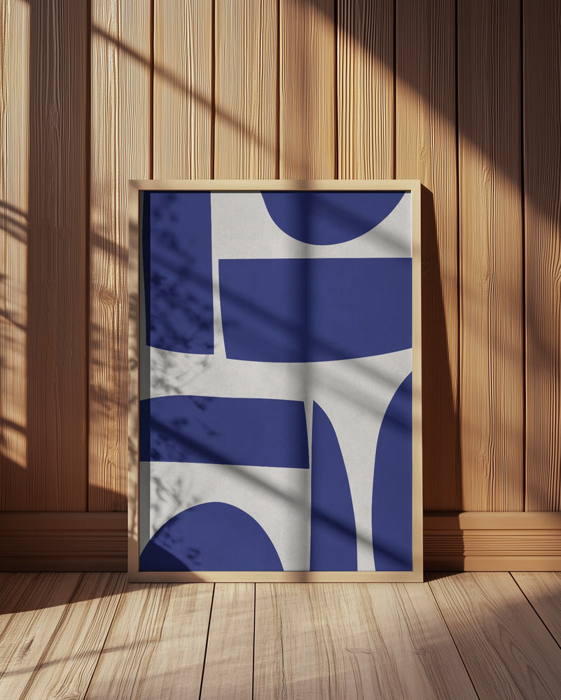 Curved shapes 1 Poster och Canvastavla