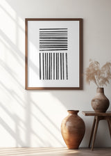 Calming Lines No 1 Poster och Canvastavla