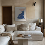 Vase and Woman Poster och Canvastavla