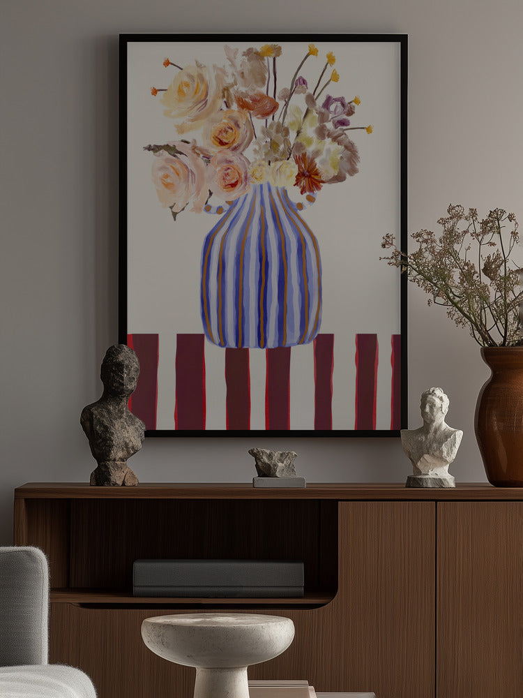 Still Life With Flowers 1 Poster och Canvastavla