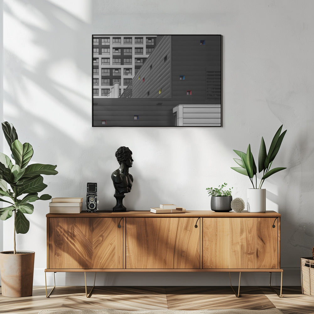 Small windows Poster och Canvastavla