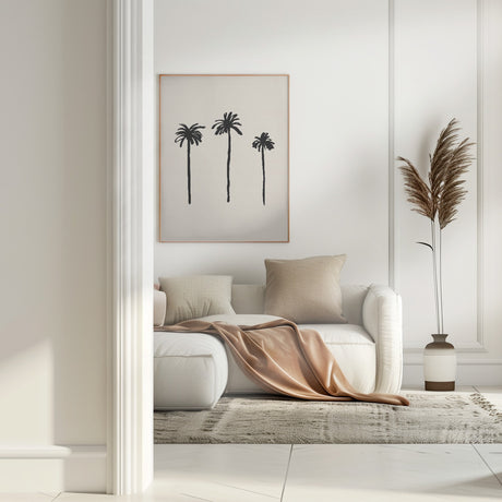 Palm Trees Poster och Canvastavla