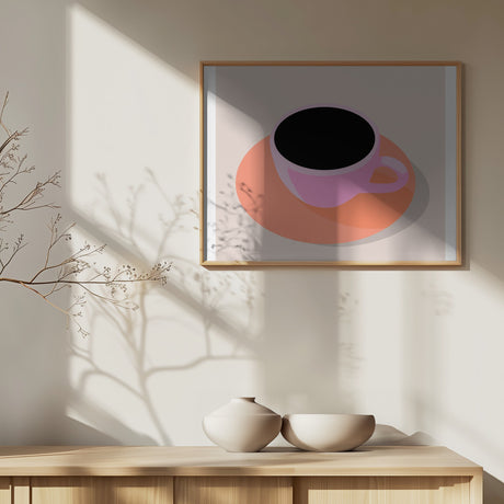 More Espresso Less Depresso Poster och Canvastavla