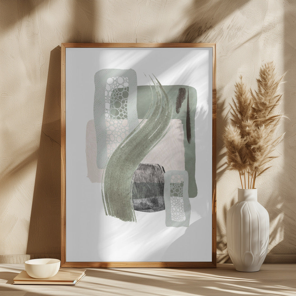 Shadows of Emerald-3 Poster och Canvastavla