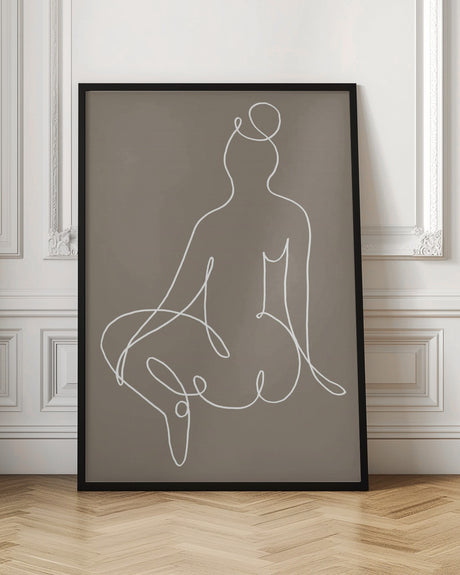 Sitting Down 02 Poster och Canvastavla