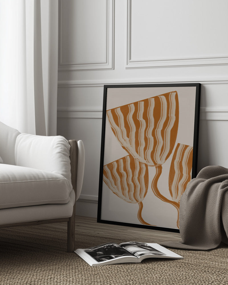 Modern Flowers Poster och Canvastavla