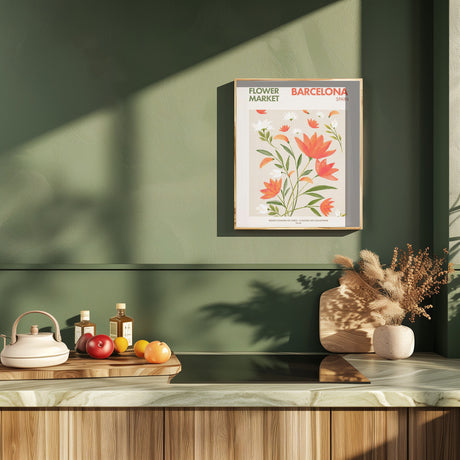Barcelona Poster och Canvastavla