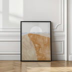 Sand dune and moon Poster och Canvastavla