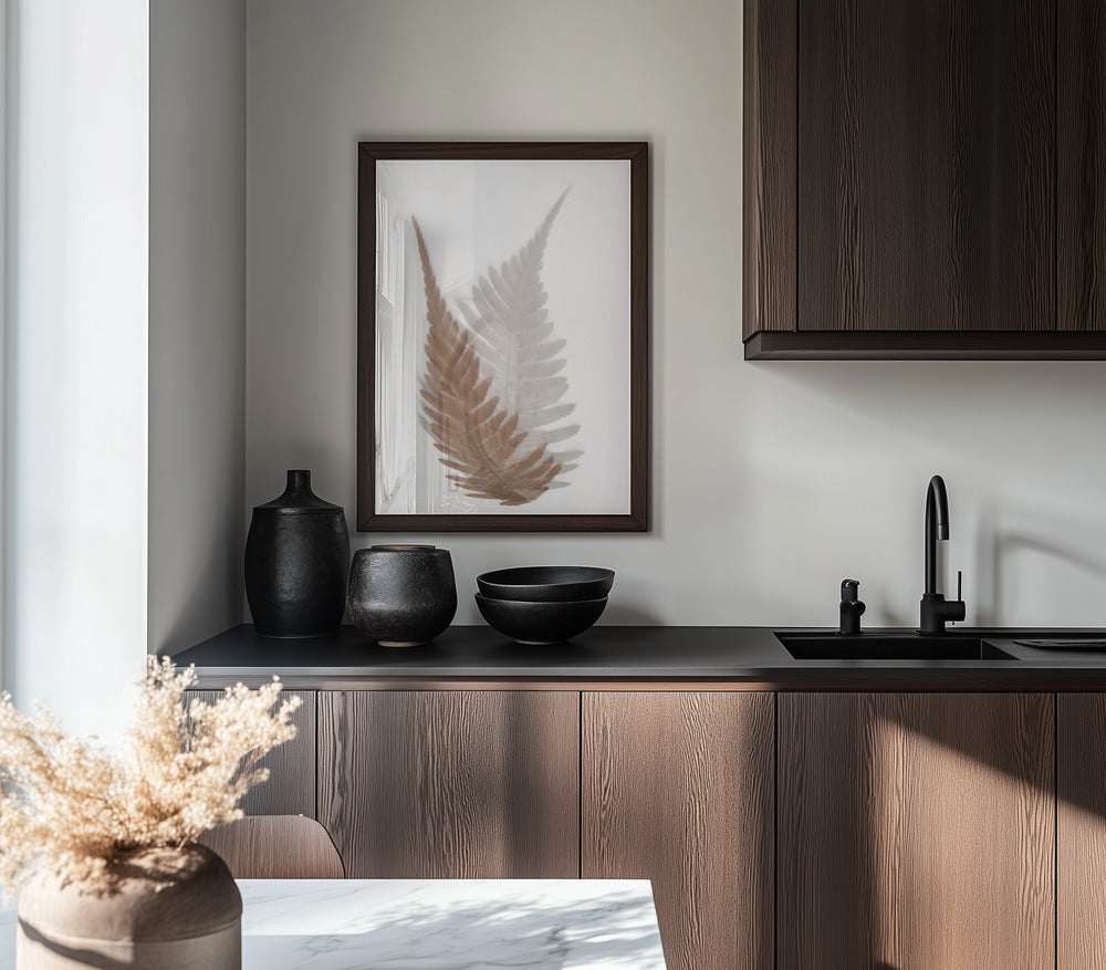 Autumn Fern Poster och Canvastavla