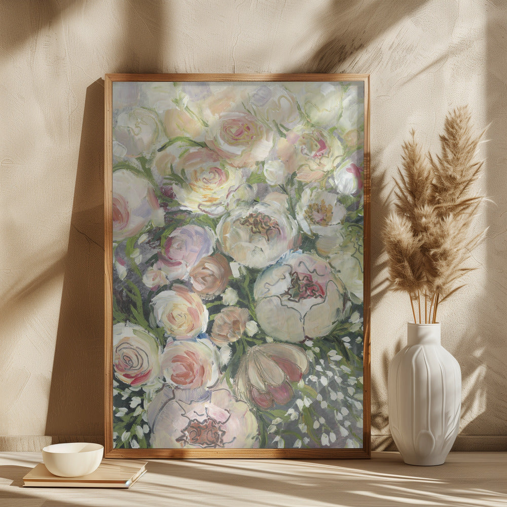 Maeve painterly florals Poster och Canvastavla