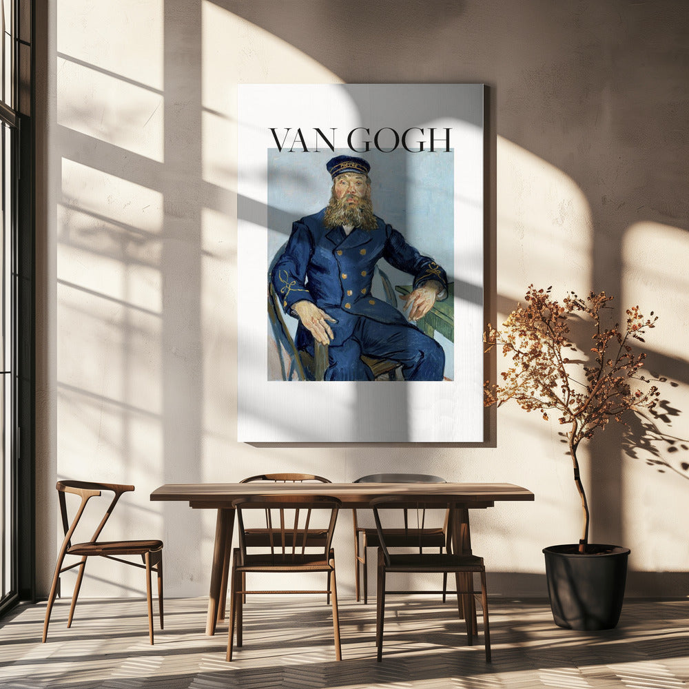 Portrait of the Postman Joseph Roulin (1888) Poster och Canvastavla