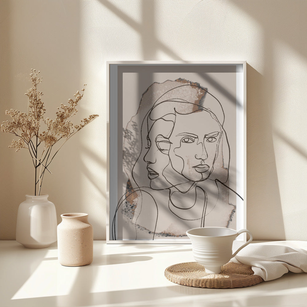 Time Whispers Poster och Canvastavla