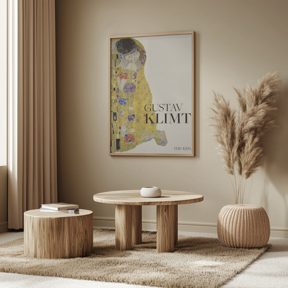 The Kiss (1907–1908) Special Poster Poster och Canvastavla