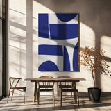 Curved shapes 1 Poster och Canvastavla