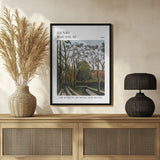 The Banks Of The Bier Near Bicetre Poster och Canvastavla