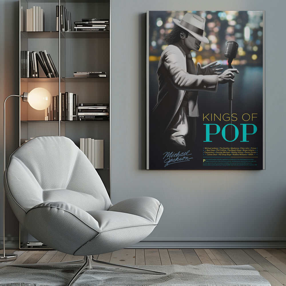Legend Series-POP Music Poster och Canvastavla