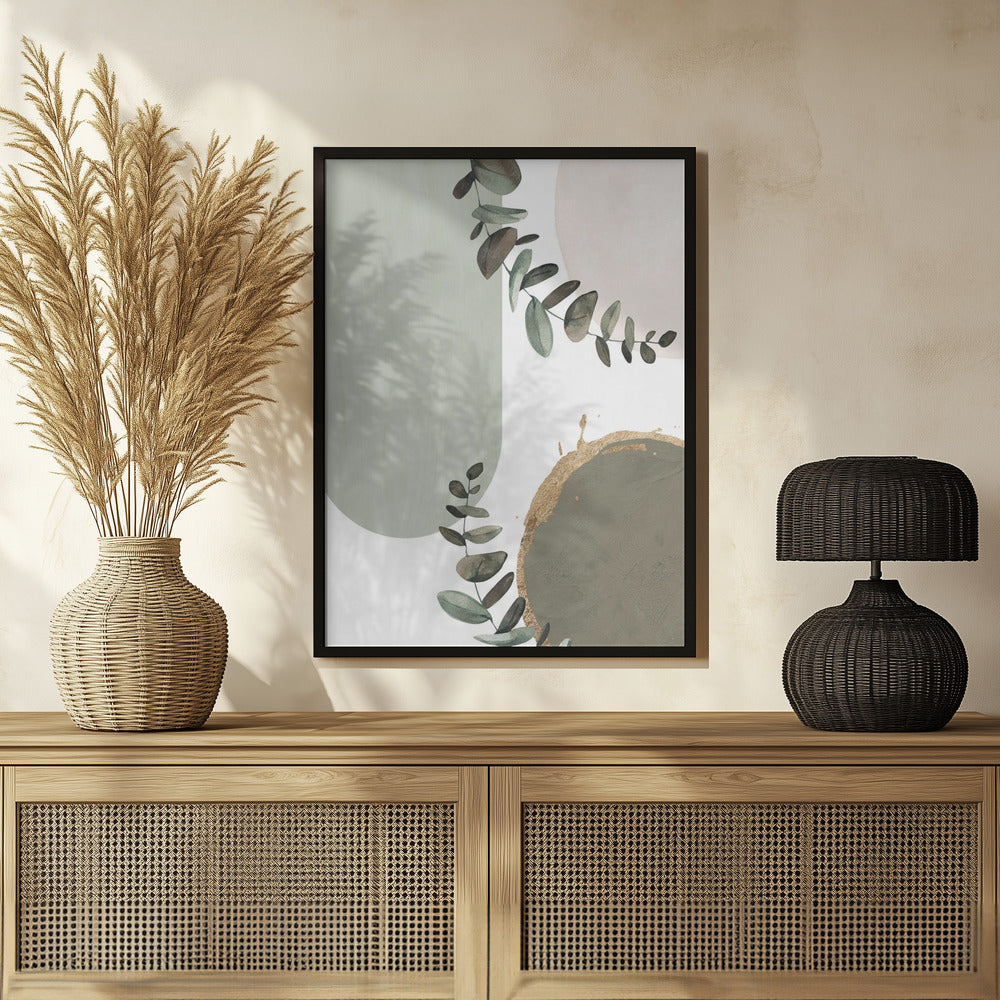 Green In Boho 2 Poster och Canvastavla